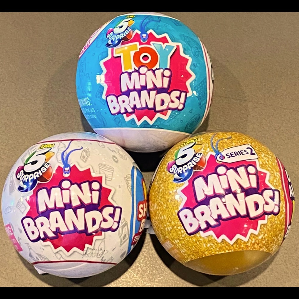 ZURU 3 5 Surprise Mini Brand Series 1, 2,Toy Balls